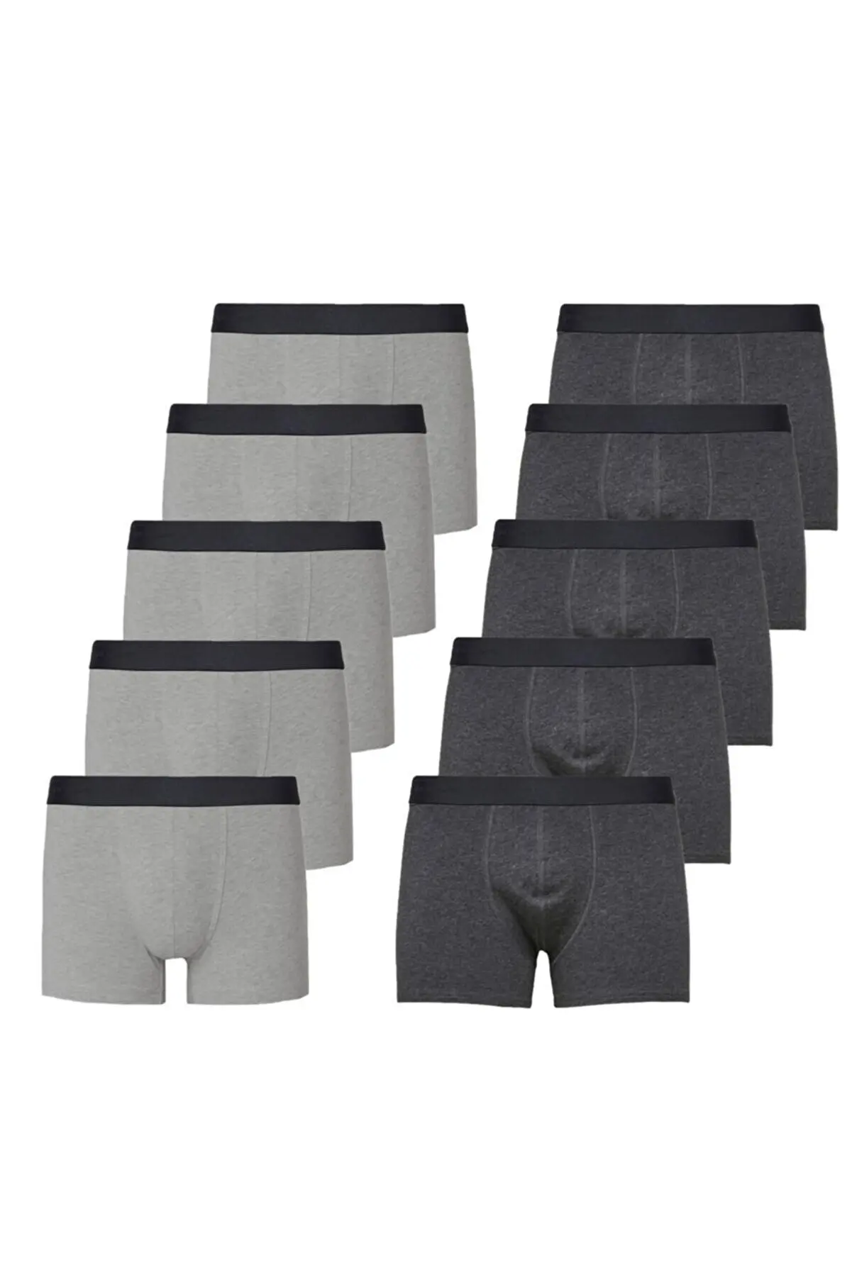 10 шт./упаковка мужские трусы-боксеры из лайкры |