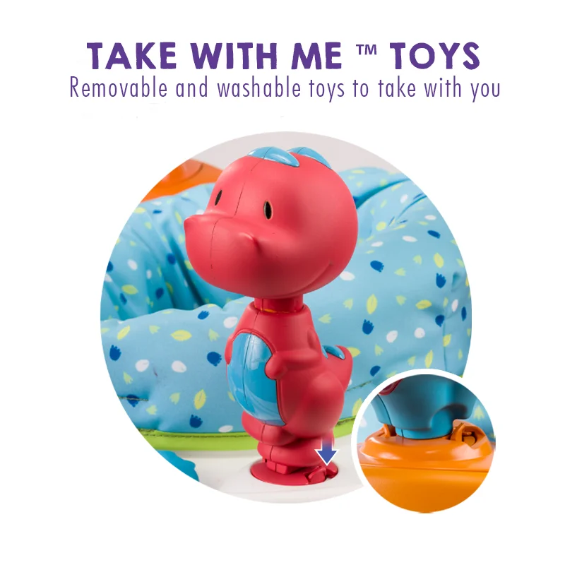 Exersaucer от Evenflo &quotD&quot для Дино быстро складывается + Go центр деятельности детская