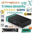  freesat V8X спутниковый ресивер H.265 Встроенный Wi-Fi обновление v8 nova v9 primev9 super full hd v7 s2x отправка из Испании