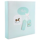 Детский фотоальбом-папка, альбом для фотографий, 500 фото 10х15, качалка,