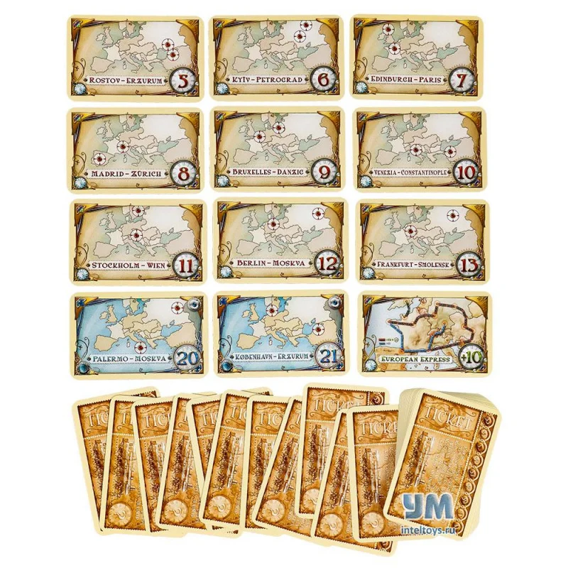 Настольная игра Ticket to Ride Европа Hobby World (Хобби Ворлд) | Игрушки и хобби