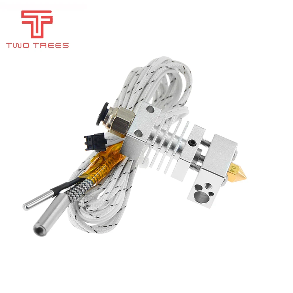 

Hotend экструдер комплект междугородние V6 штранг-прессования 12V/24V 50W J-Head тепловой перерыв горло 1,75 мм для Эндер 3 CR10 CR-10S принтер