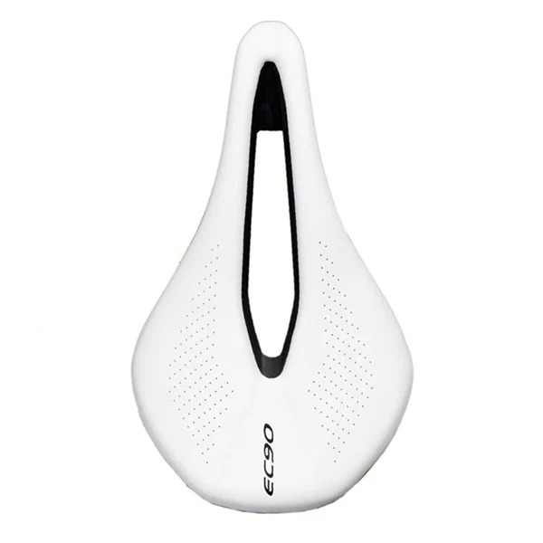 White Ec90 велосипедное седло Mtb дорожный велосипед седла горный велосипед гоночное седло Pu дышащее мягкое сиденье Подушка Черный - Цвет: White