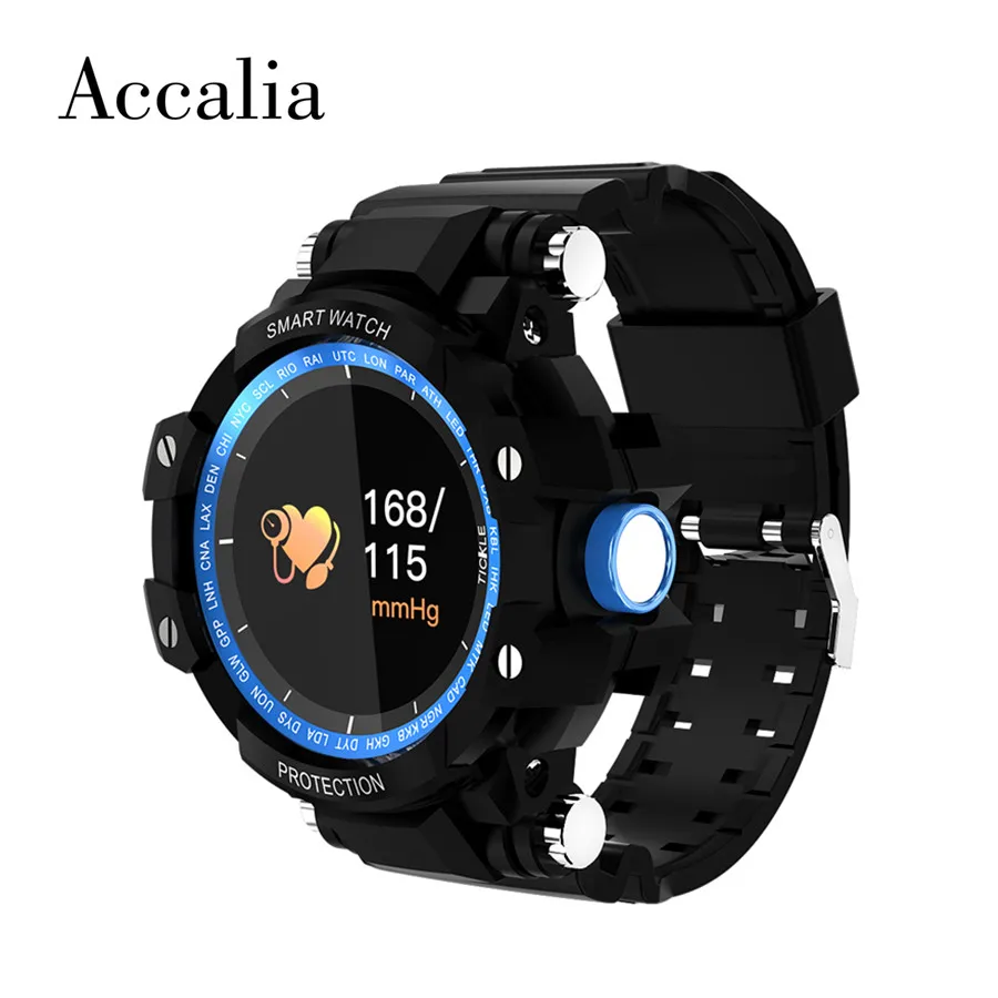 Accalia GW68 smart watch side scratch touch super drop sport bracelet IP67 waterproof heart rate blood pressure band man | Электроника