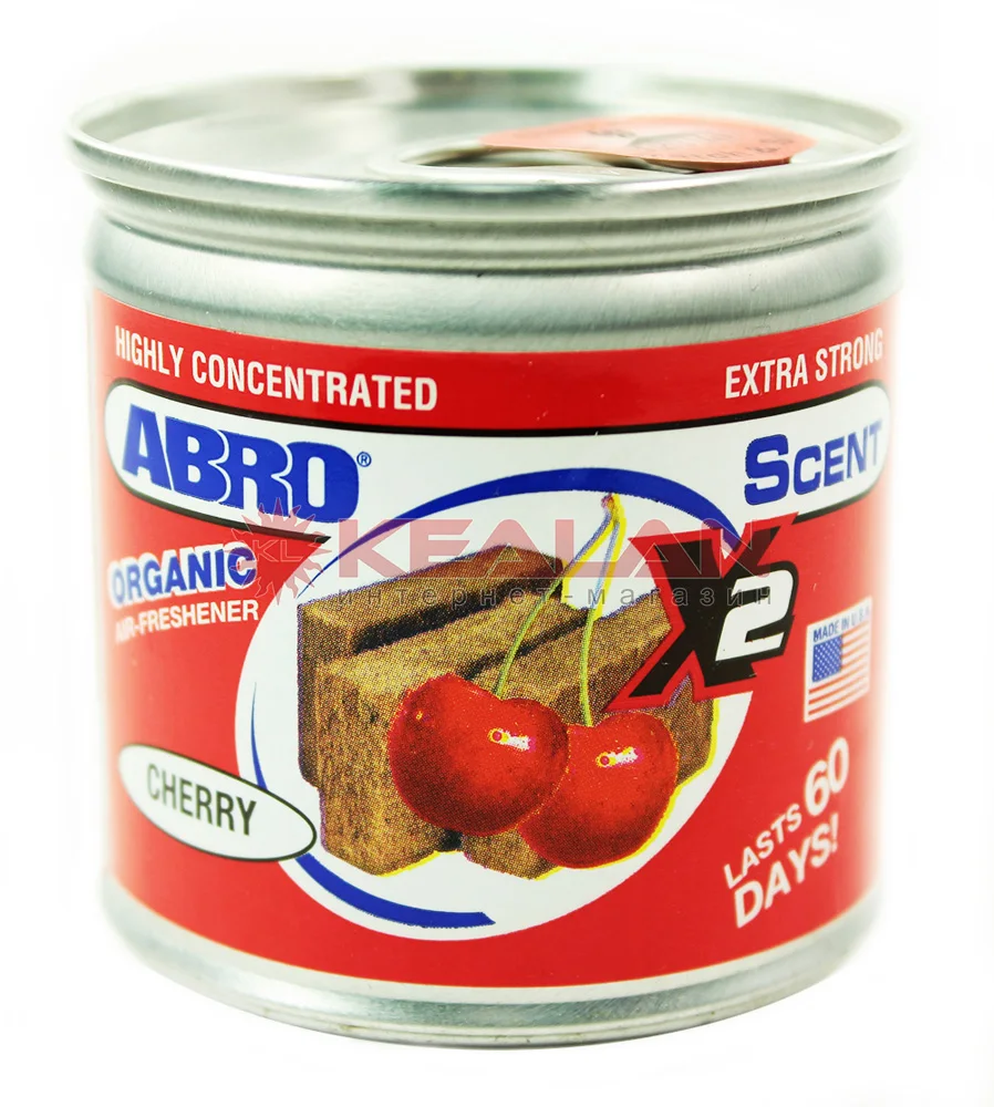 ABRO AS 660 CH R освежитель воздуха Органик XXL вишня 80 г.|Освежитель воздуха| |