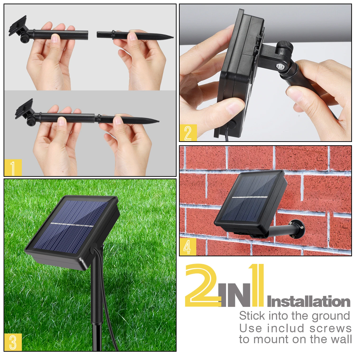 Светодиодная лента на солнечных батареях. 3 м 5 10 м. С дистанционным управлением 8