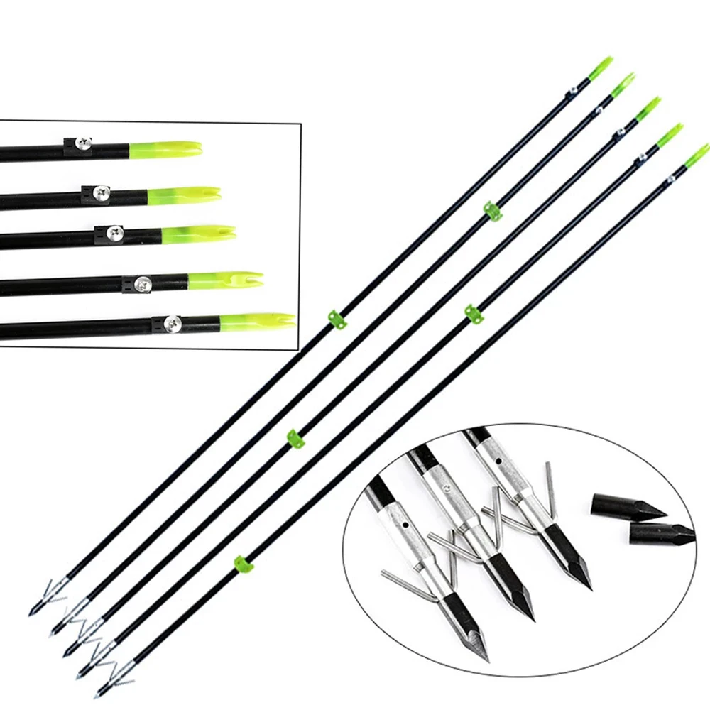 3 шт. блочного лука охота стрельба из болты Рыбалка стрелы стрелять рыба-стрелка