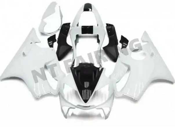 

New ABS Motorcycle Whole Fairings Kit Fit for HONDA CBR600 F4i 2001 2002 2003 01 02 03 FS Bodywork set White Glossy