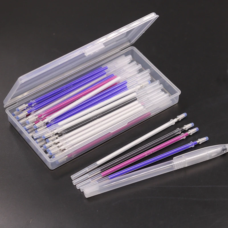 40 шт./компл. Термические Сменные чернила исчезают Портняжная ручка для кожаной