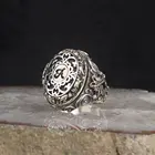 Кольцо мужское серебро 925 пробы с надписью
