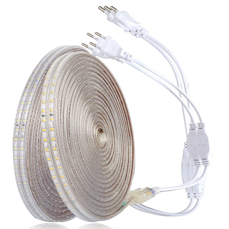 Светодиодная лента 220 SMD переменного тока 3014 в 120 светодиодов/м силиконовая трубка