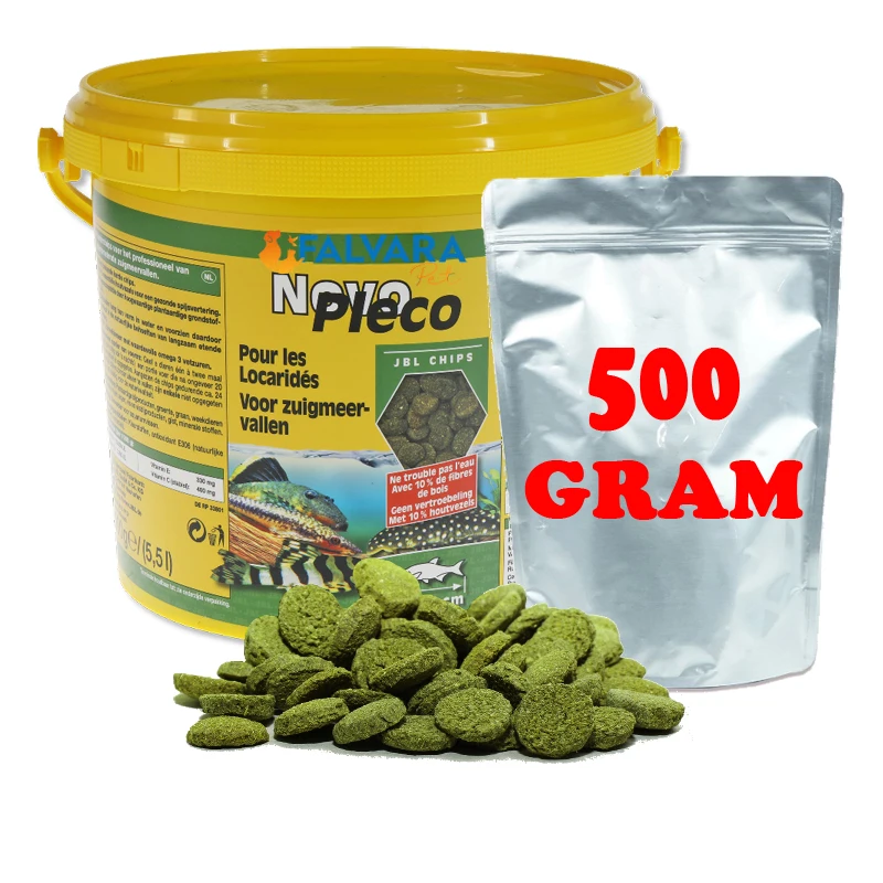 

500 грамм Novo Pleco Bucket Compartment 1-й класс водорослевых таблеток для всех декоративных рыб