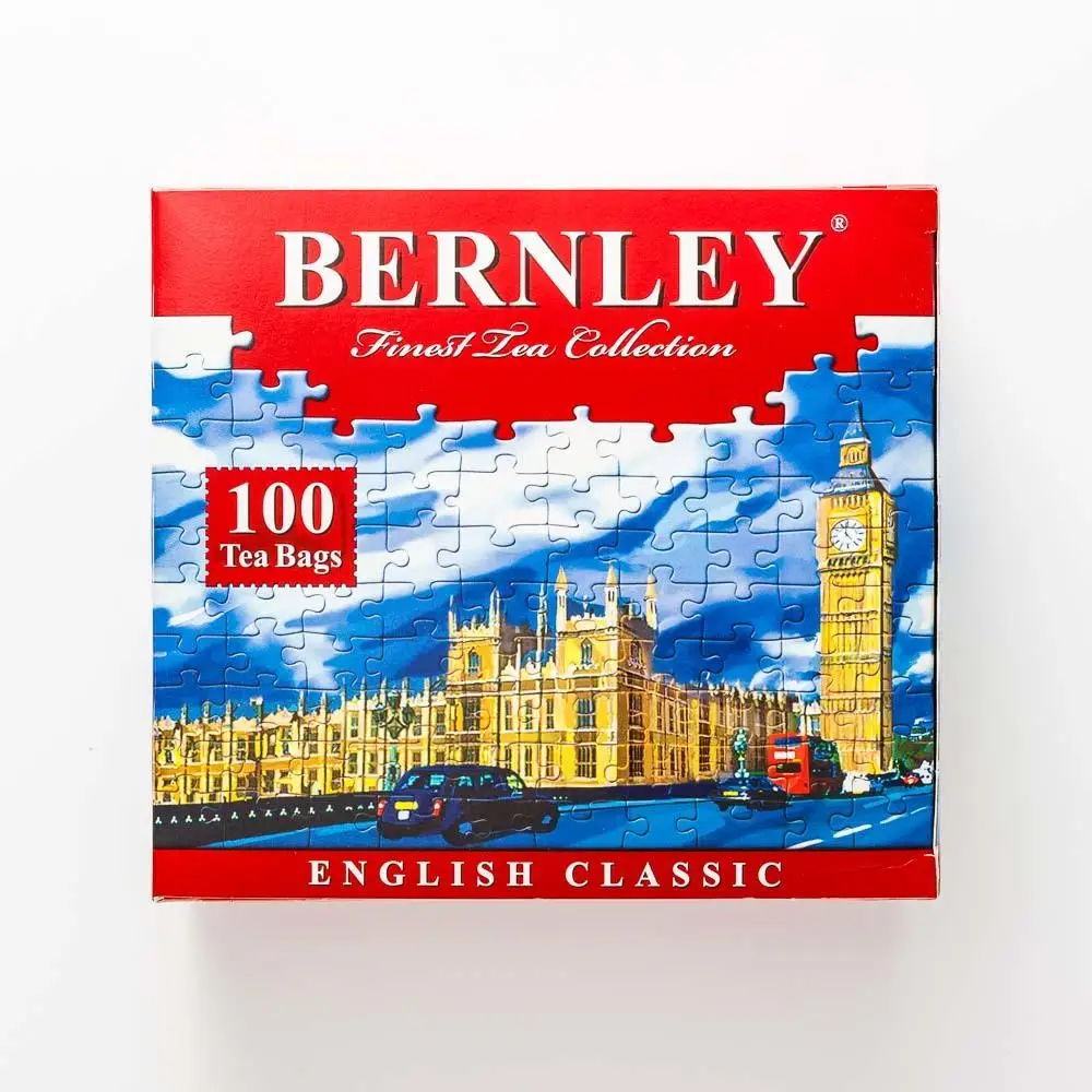 Чай Bernley English Classic байховый черный 100 пакетиков | Продукты
