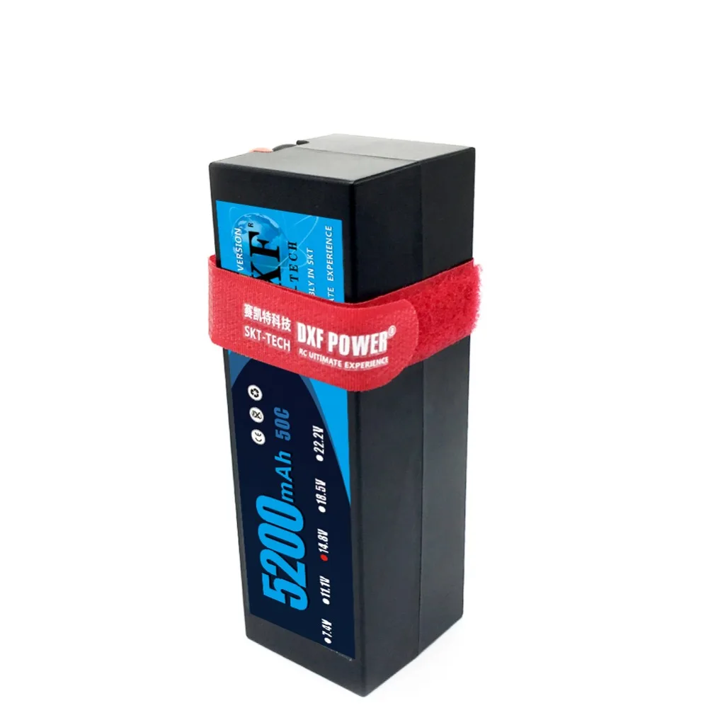 DXF POWER 5200mAh Lipo 4S 14,8 V 50C 100C жесткий чехол литий-полимерная батарея для RC автомобилей Лодка Дрон робот FPV грузовик