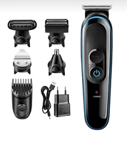 5in 1 turbo mens body grooming kit electric shaver professional rechargeable electric razor eyebrow hair facial shaving machine