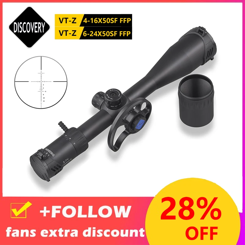 

Discovery Optical Sight 6X24X50SF FFP Hunting Rifle Scope Shooting Sight Spotting Scope for Rifle Collimator Airsoft Accessories