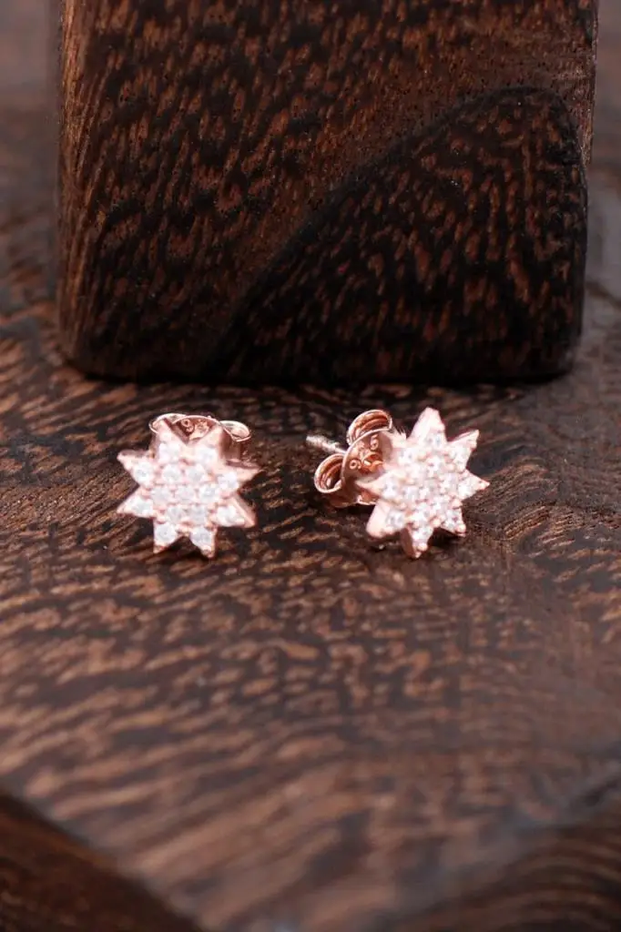 

Star Rose Silver Earrings 2379 High Quality Hand Made Original Filigree Silver Jewellery Gift for Women