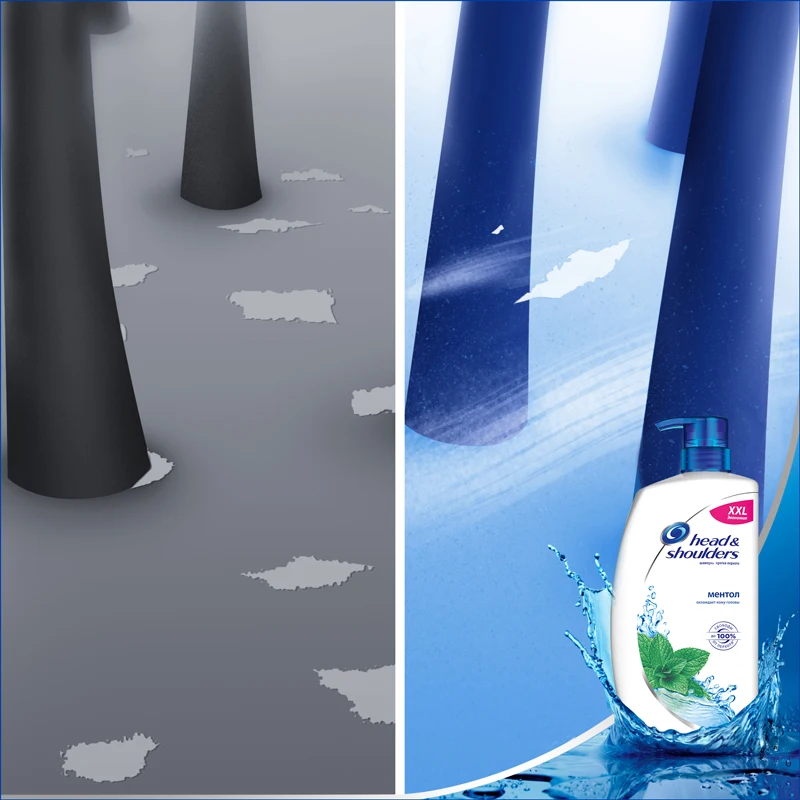 Шампунь против перхоти Head&Shoulders ХХL экономия Ментол 900 мл|Шампуни| |
