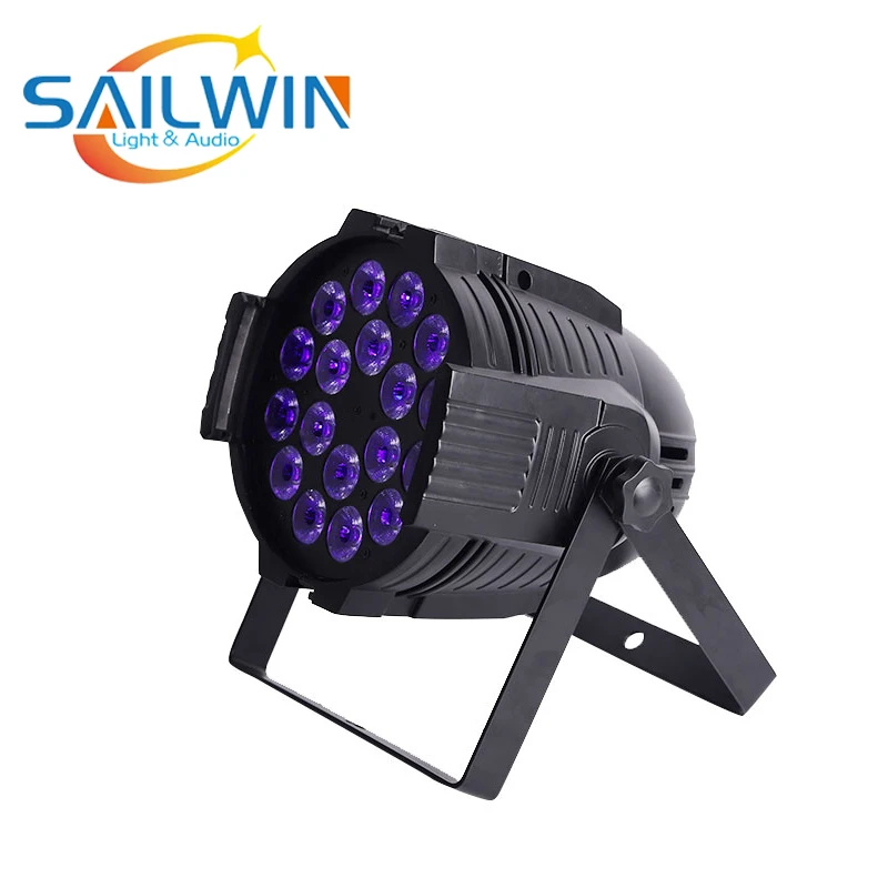 Шестигранная алюминиевая 18*18 Вт 6 в 1 RGBAW UV IRC Беспроводная светодиодная Can с Powercon