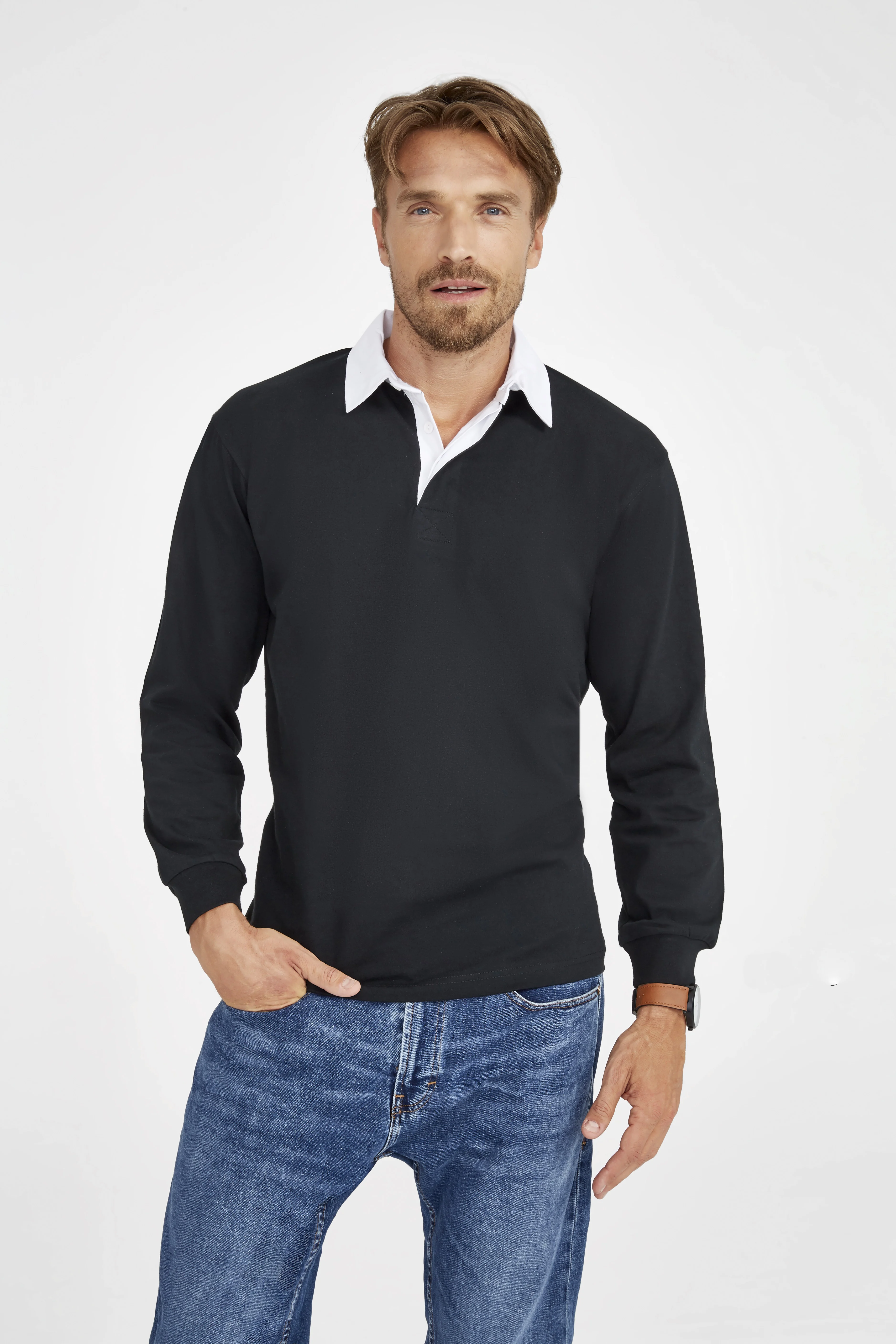 Поло унисекс с длинным рукавом|Поло для тренировок и упражнений| |