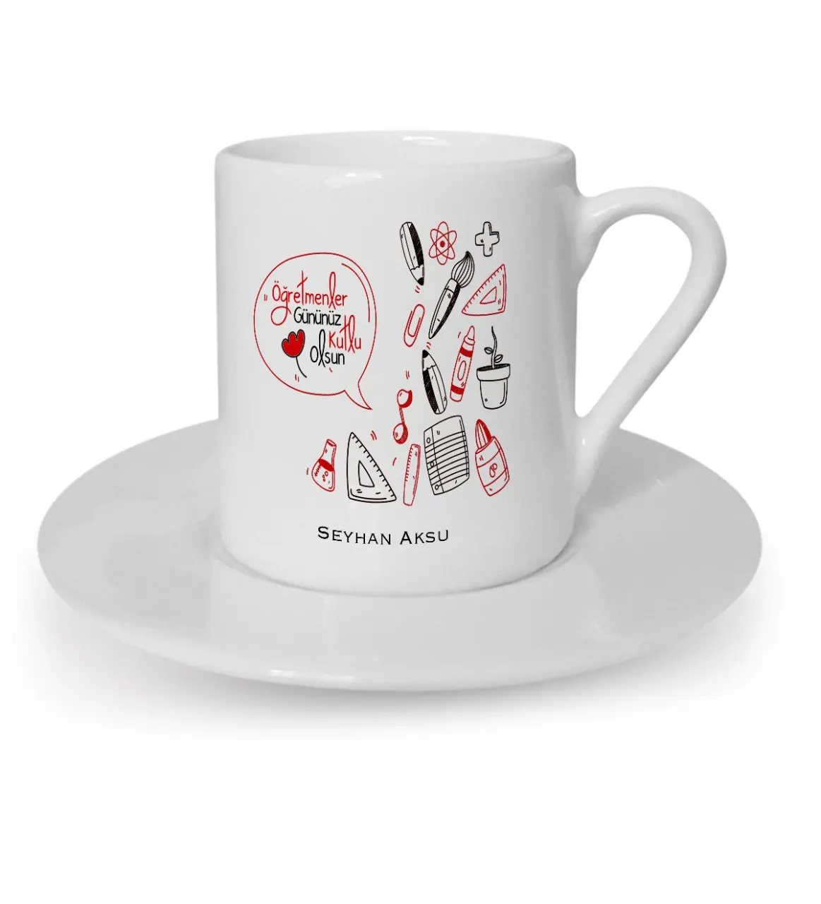 

Personalized Teachers Days Happy Turkish coffee Cup-2