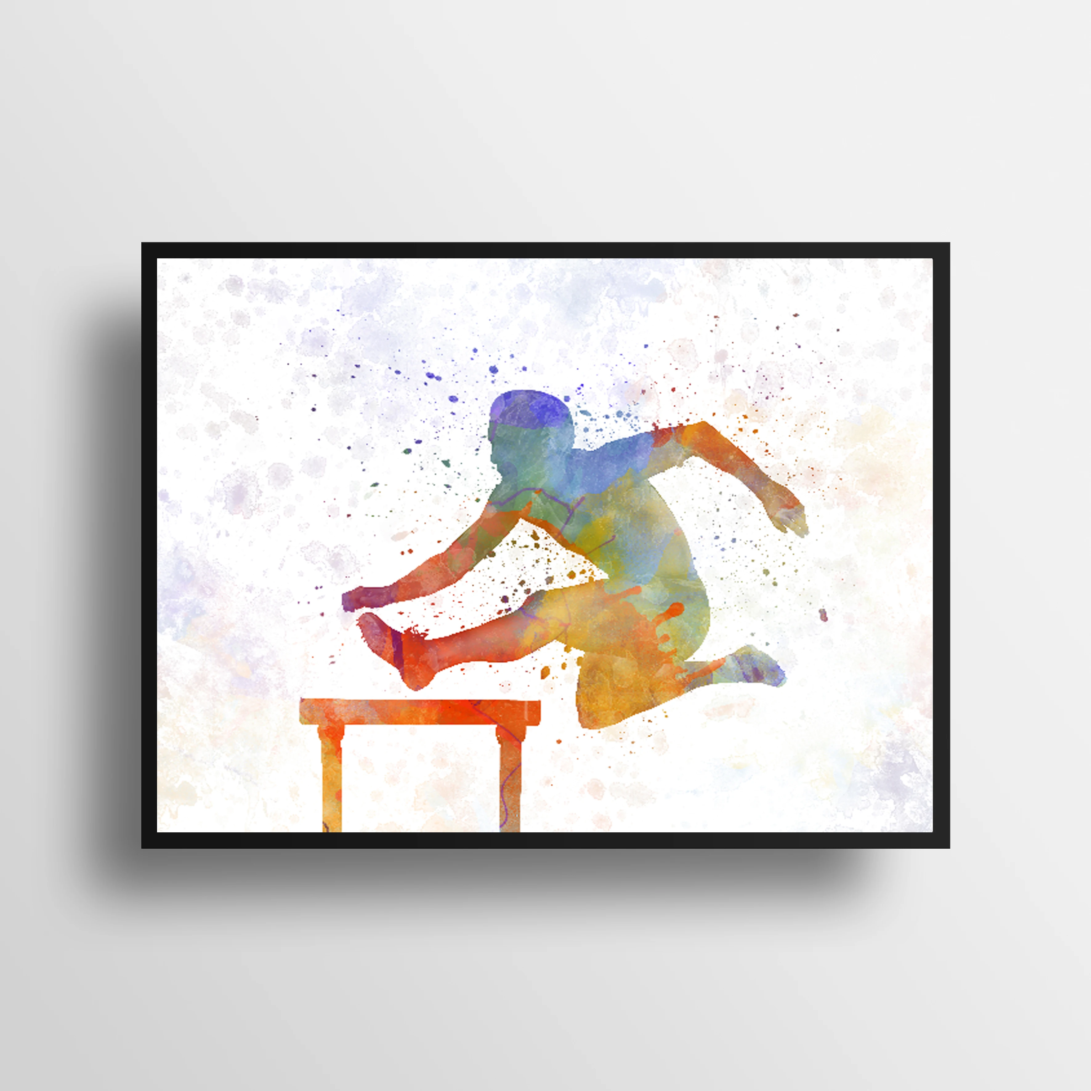 Постер женщины-спортсмена спортивное украшение для дома спортивный постер