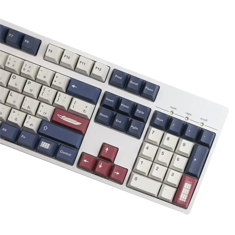 GMK Demon Sword Keycap PBT Cherry Profile Keycaps 142 Keys For dz60/RK61/64/gk61/68/75/84/87/96/980/104/108 Mechanical Keyboard |