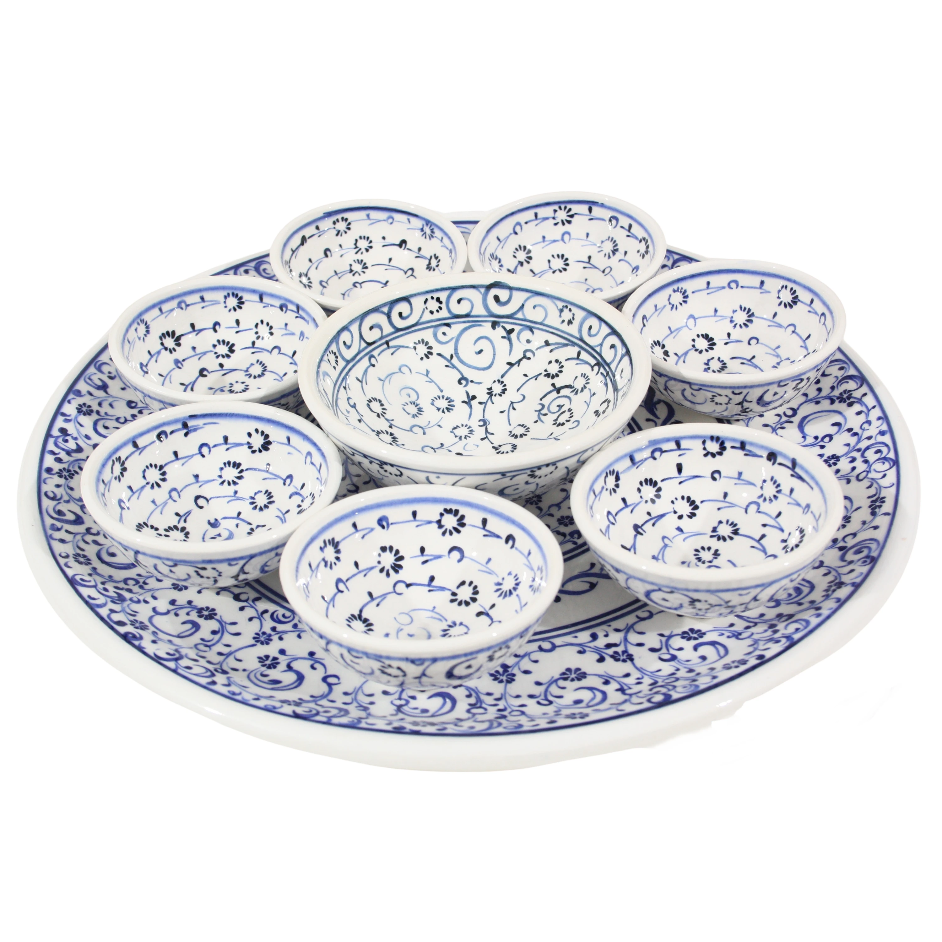 Турецкий набор для завтрака. 9. Миски и тарелки из поликарбоната. Ручная работа