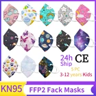 5 шт. mascarillas fpp2 детей Детские маски для лица маска Тканевая 5 слоев infantil ffp2, подарок для ребенка, mascarillas малыш защиты маска kn95 маска enfant