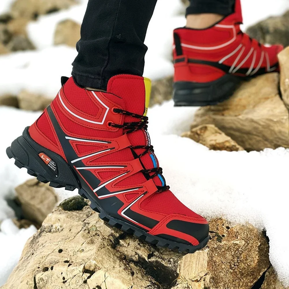 

Outdoor Hiking Boots Men Women Trekking Shoes Climbing Walking Shoes Mountain Sports Boots Free Shipping men shoes mens boots for men winter boots snow combat boots hombre boots waterproof luxury brand designer