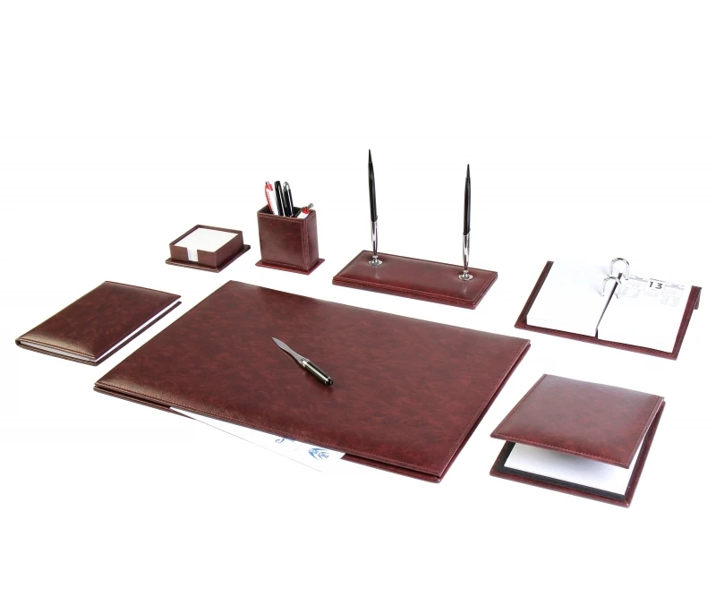 Набор из 9 предметов кожаных накладок на стол для офиса и бизнеса YENICE набор