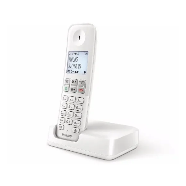 Беспроводной телефон Philips D2501W/34 1 8 &quot500 mAh GAP белый|Телефоны| |