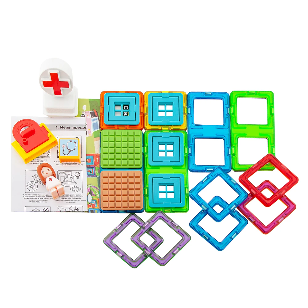Магнитный конструктор MAGFORMERS Town Set Hospital 717006|Магнитные конструкторы| |