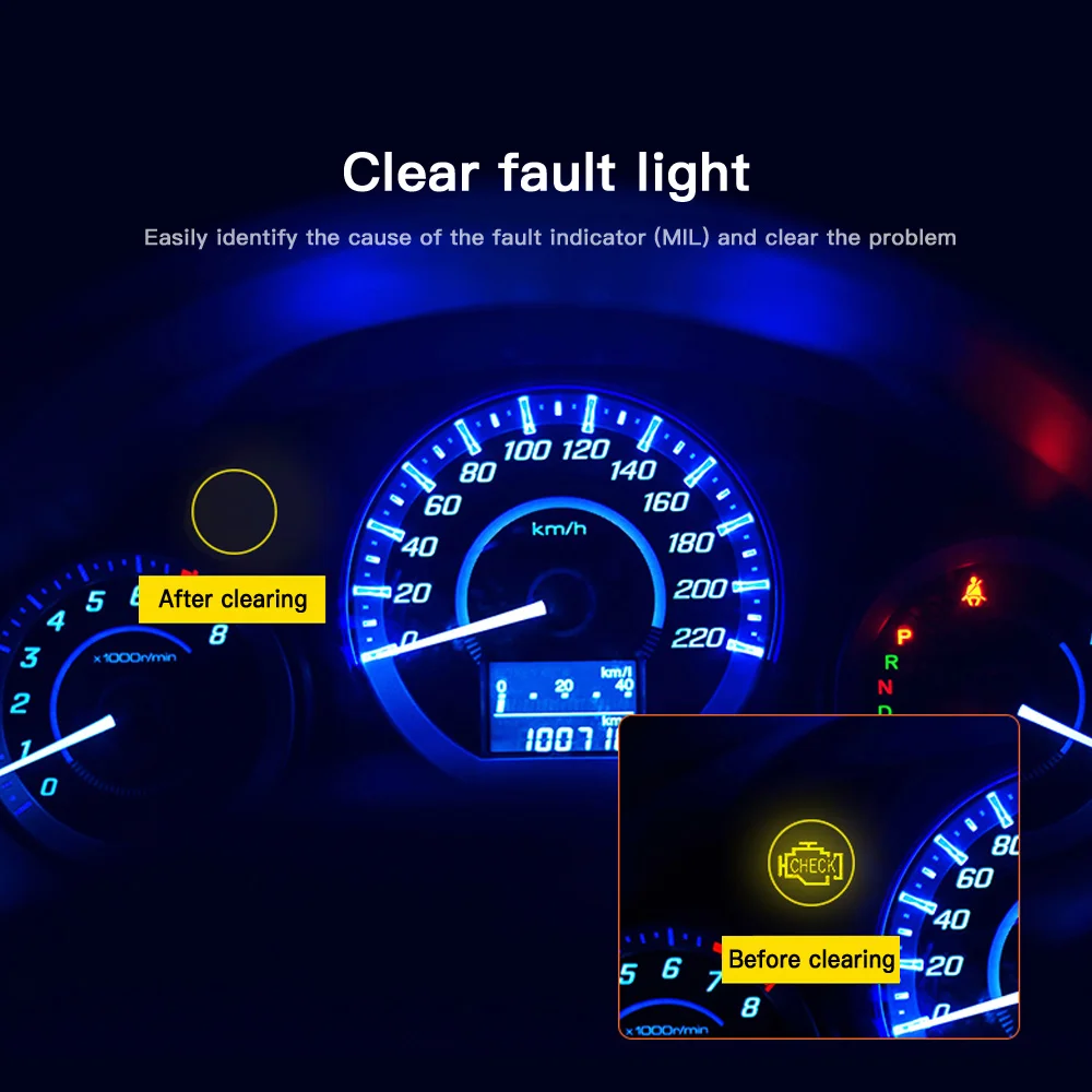 Автомобильный сканер двигателя TopDiag OBD2 JD906 считыватель кодов автомобиля