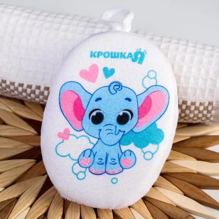 Мочалка детская махровая Слоник |