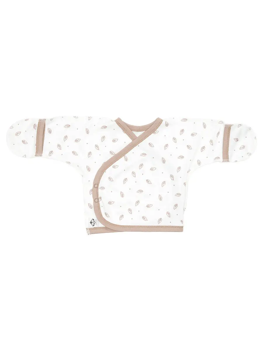 Комплект распашонок Tsipochka (3шт) для мальчиков и девочек хлопок на кнопках швы