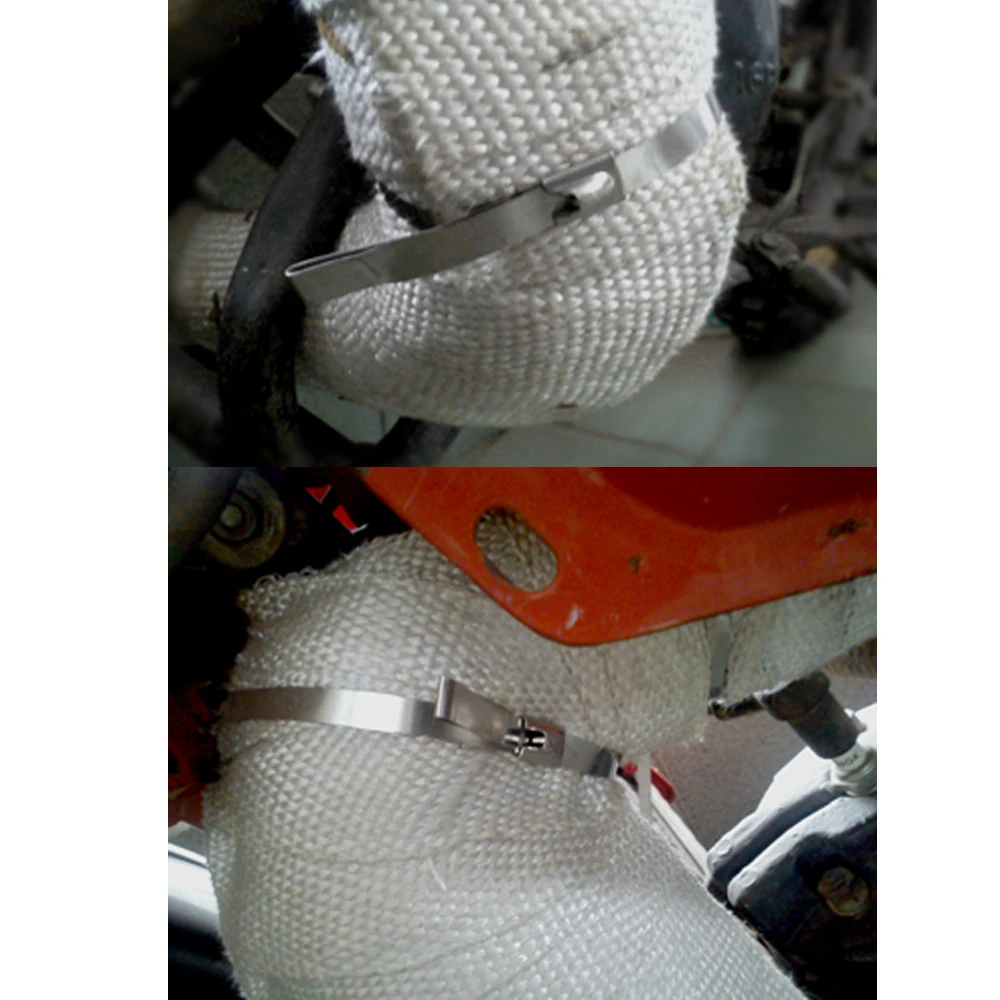 10 шт./партия металлические кабельные стяжки из нержавеющей стали