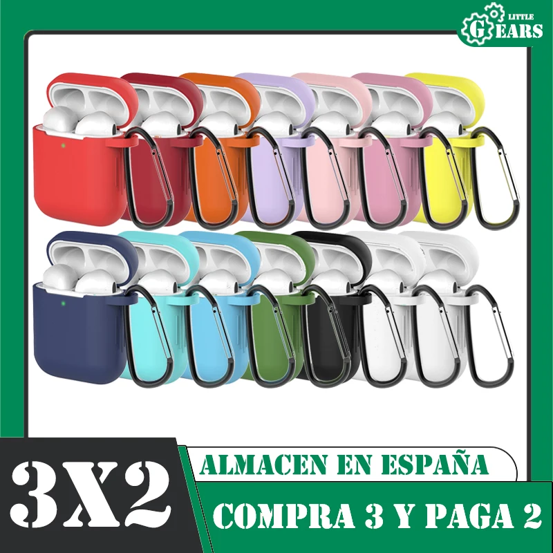 Силиконовый чехол совместимый с Apple Airpods 1 2 для наушников Airpods|Аксессуары