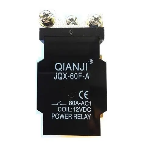 Силовое реле Qianji JQX-60F-A (Xinyu JQX-80A LJQX-68F/1Z) 12В контакты 250В 80А | Электронные компоненты