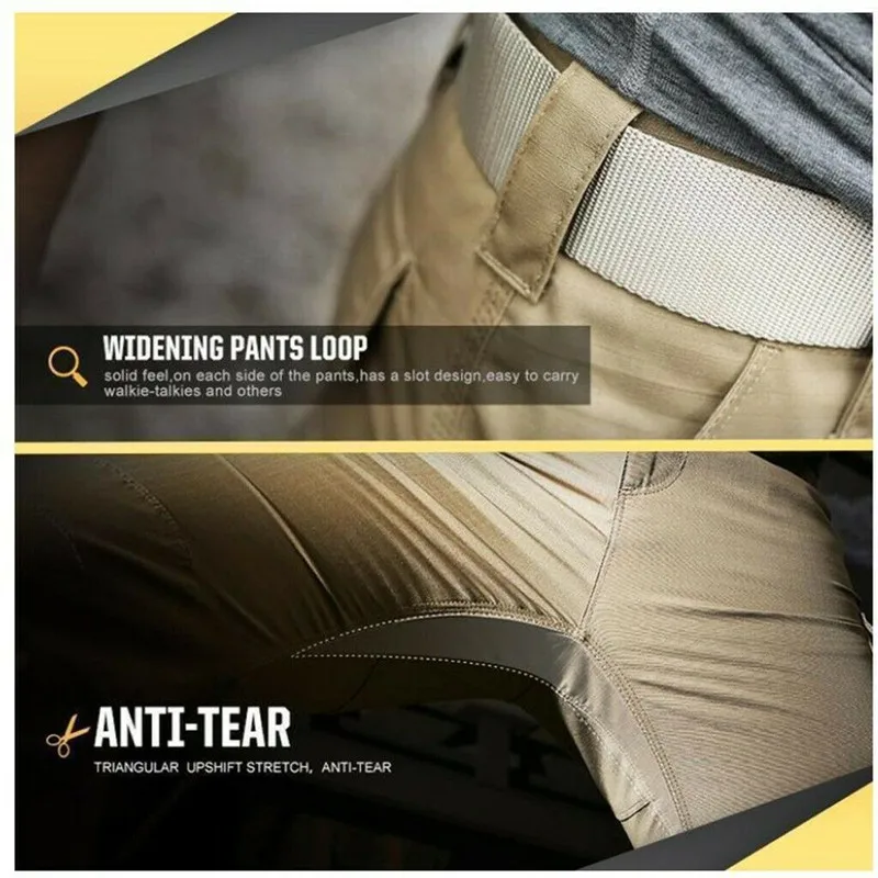 Мужские летние повседневные брюки на открытом воздухе Военные тактические Quick Dry