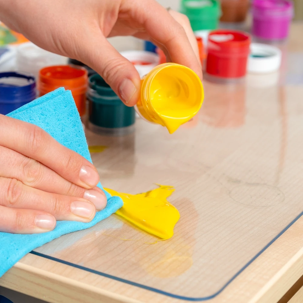 Скатерть силиконовая скатерть водостойкая жидкое стекло прозрачная гибкое на