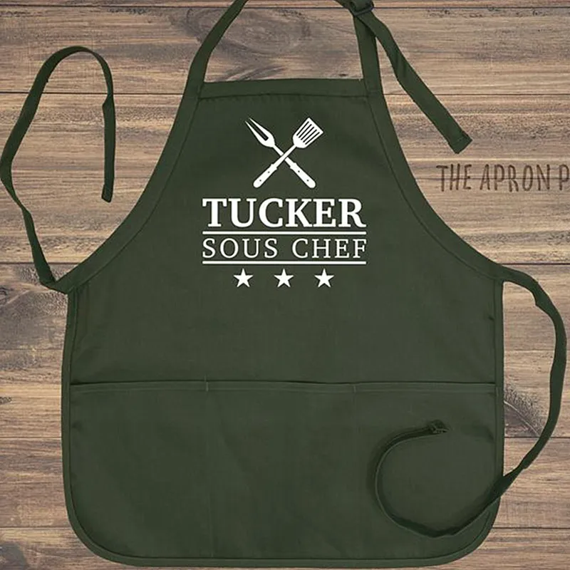 

Custom Child prodigy apron,Personalized Kids Baking Apron,Kids Cooking Gifts,The children's apron with the name of the Sous chef