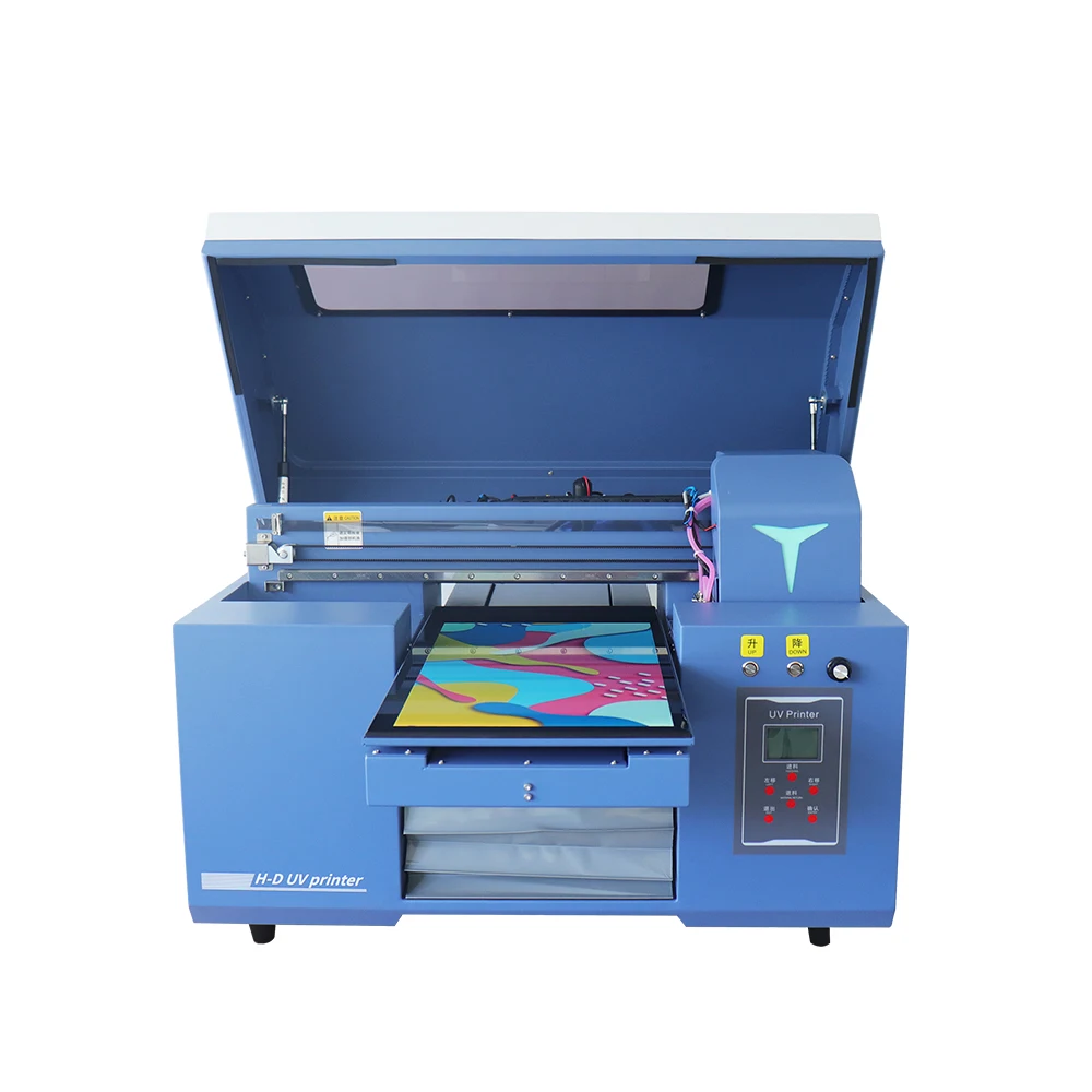 

A3 UV Printer Flatbed Printer High Quality for Phone Case Cover Acrylic Plastic Metal Bottle Automatic Printing UV LED Printer
