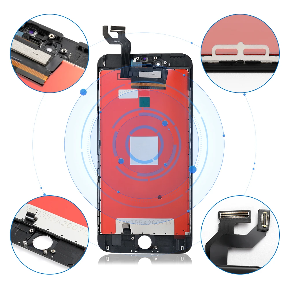 ЖК-дисплей с сенсорным экраном и дигитайзером в сборе для iPhone 7 6 Plus 6S EBS Pro запасные