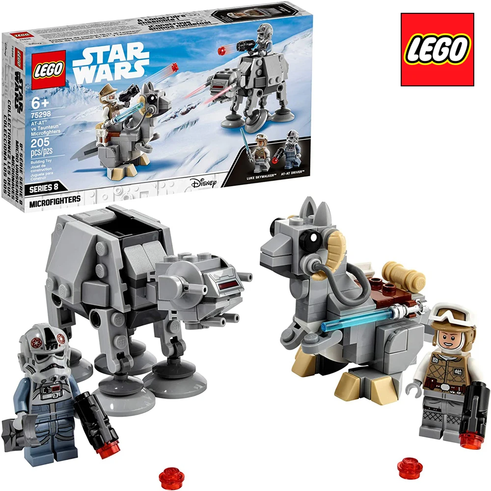 LEGO Star Wars At-At Vs. Tauntaun microfighter 75298 оригинал для детей Новая игрушка на день рождения