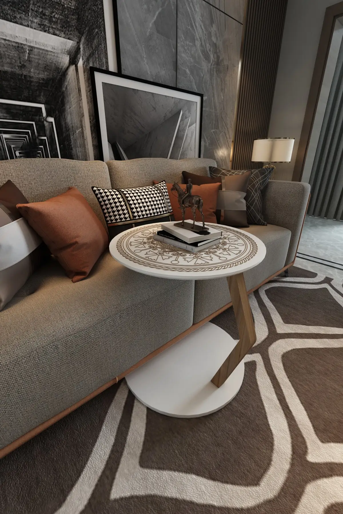 

Lord C Coffee Table Wooden Leg Side Table Sofa Table