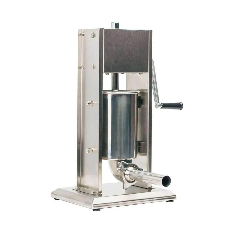 Профессиональный колбасный шприц на 5 кг вертикальный из нержавеющей