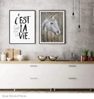 Винтажный Женский портрет Будды, картина с цитатами летняя Ла-Ви, плакат, настенные картины, скандинавский Декор для дома