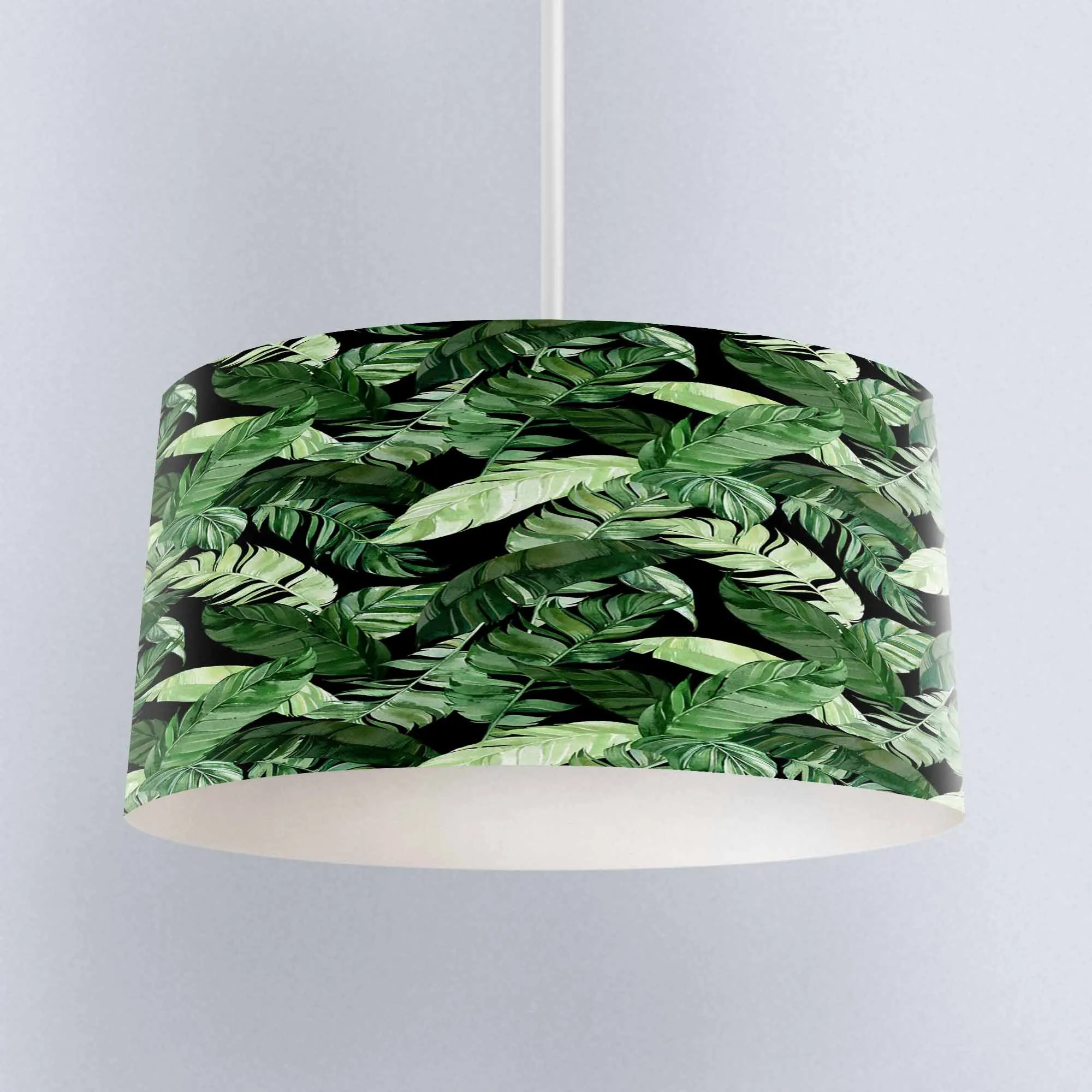 Еще тропический зеленые листья Флора цифровые печатные устройства люстра из
