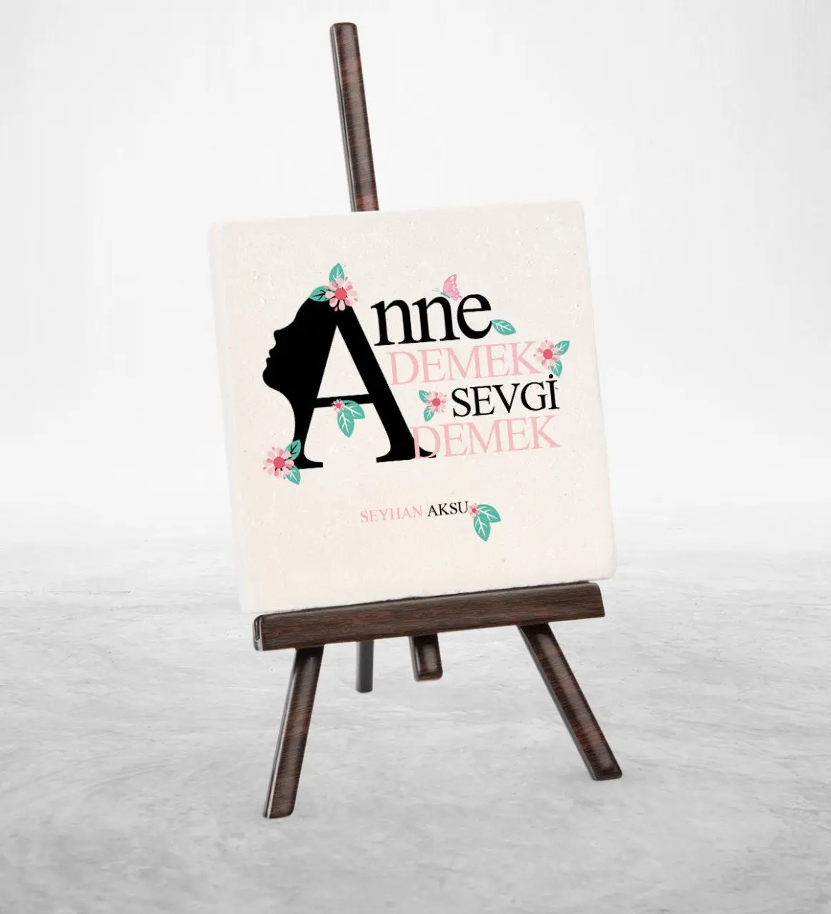 

Personalized Mother Say Love Say Şovaleli Natural Stone